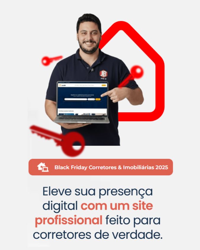 Criação de Site Imobiliário Profissional – Black Friday Corretores